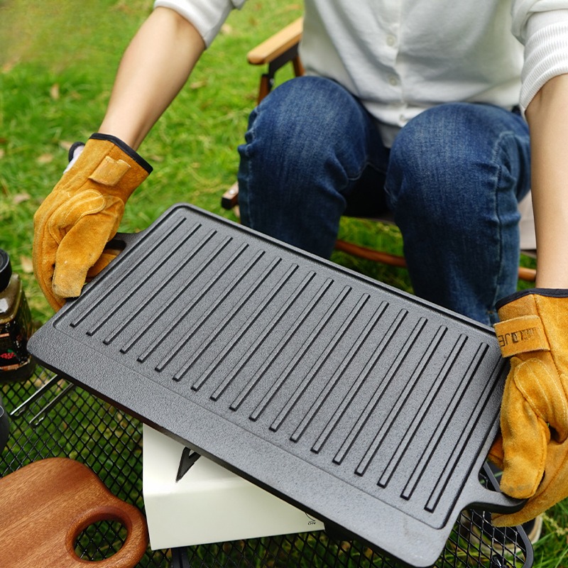 Outdoor Furniture Metal - Piring Barbekyu Berkemah Luar Ruangan Piring