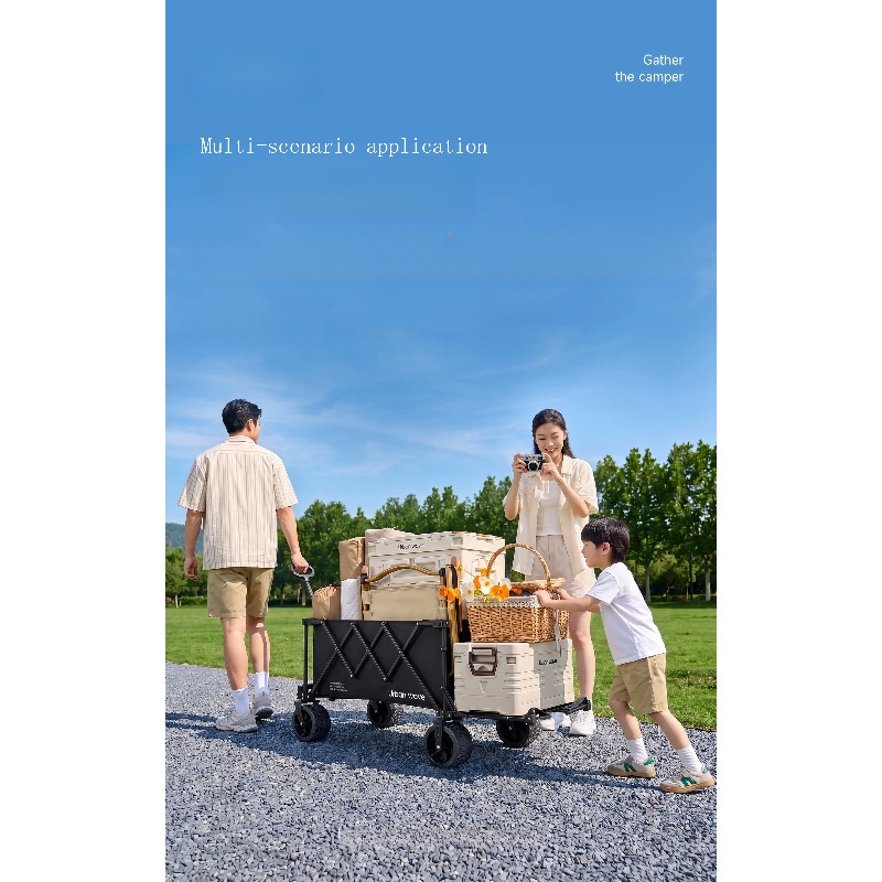 Gerobak Lipat untuk Berkemah,  - Outdoor Furniture Metal ulasan dan harga