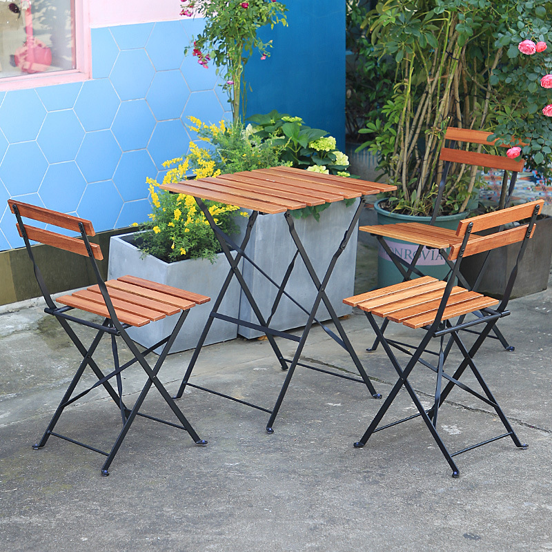 Meja Kopi Kayu Solid Dapat Dil - Outdoor Furniture Metal Chairs ulasan dan harga