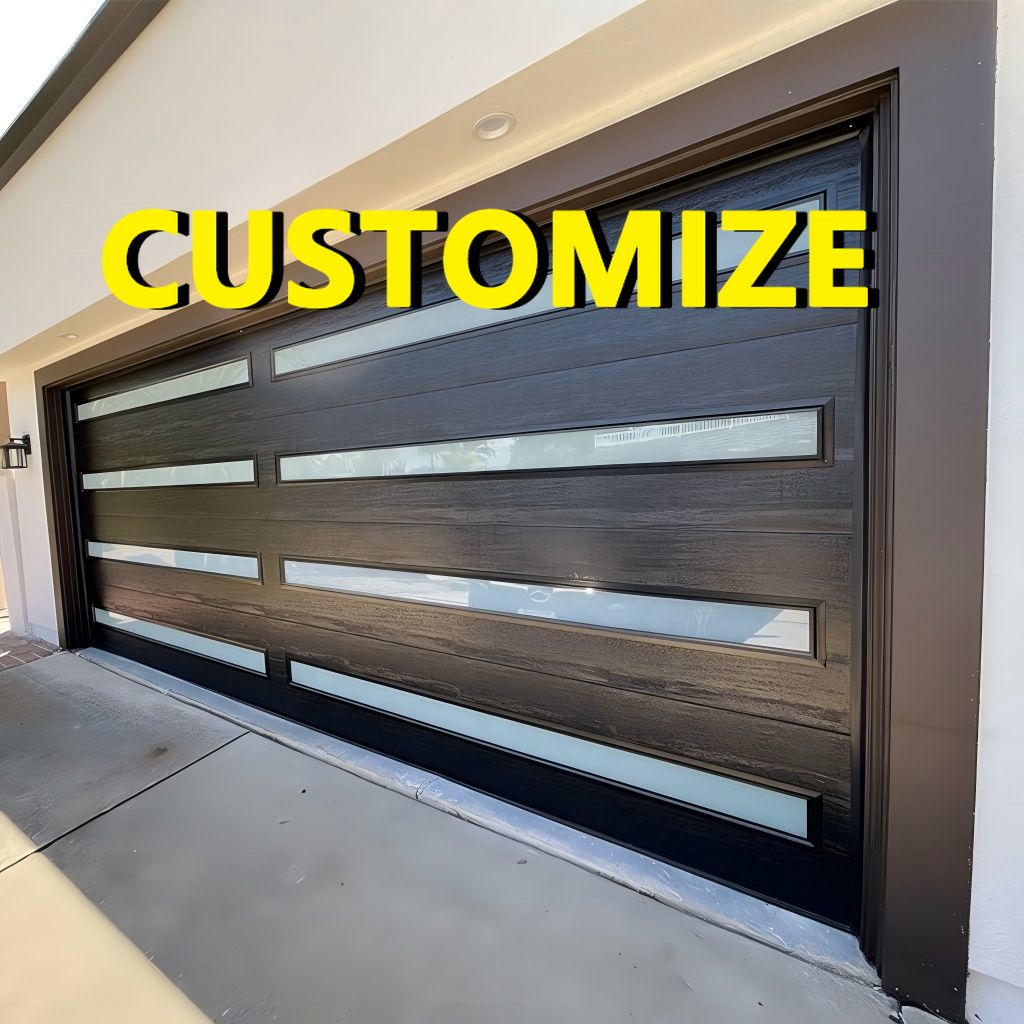 Pintu garasi aluminium pintar  - Outdoor Furniture Metal ulasan dan harga
