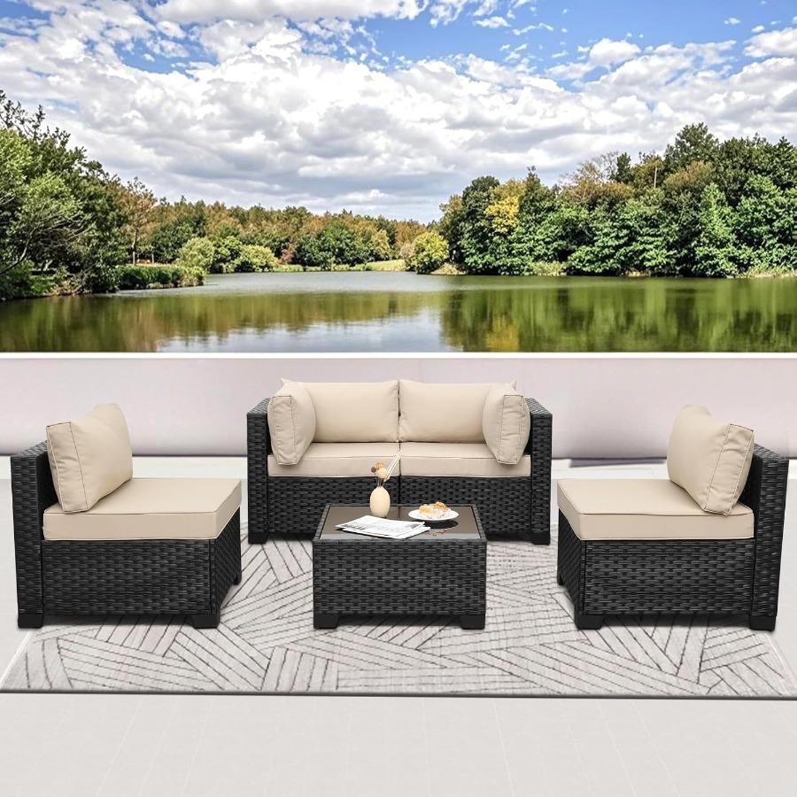 Set Furnitur Teras Luar Ruanga - Outdoor Furniture Metal Chairs ulasan dan harga