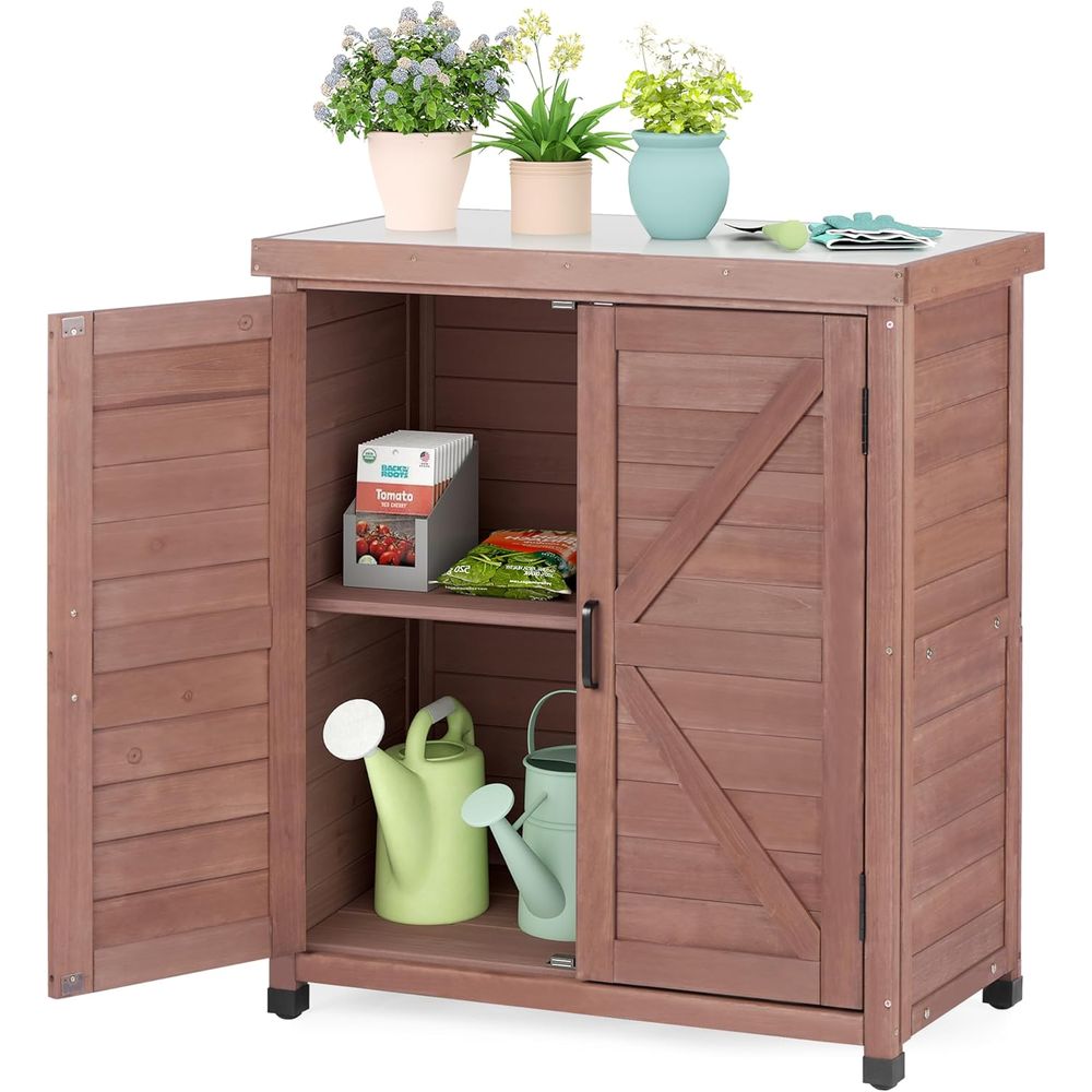 Lemari Penyimpanan Luar Ruanga - Outdoor Furniture Wood ulasan dan harga